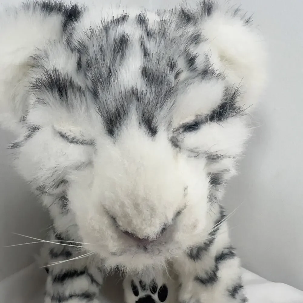 WowWee Alive Interactive White Tiger Cub Plush Toy 2007 Realistic Makes Sounds